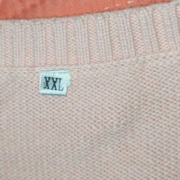 Light Pink Sweater Vest Size XXL - Picture 5 of 8